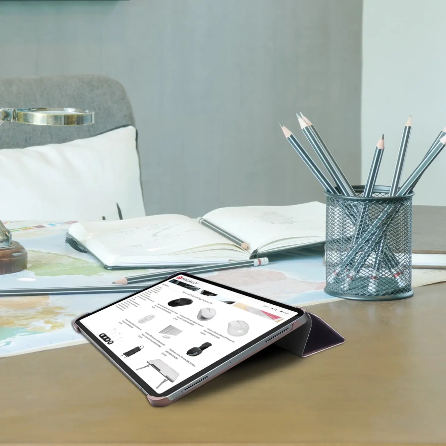 Чохол-книжка Macally Protective Case for iPad Pro 12.9" (2020/2021) - Pink (BSTANDPRO5L-RS)